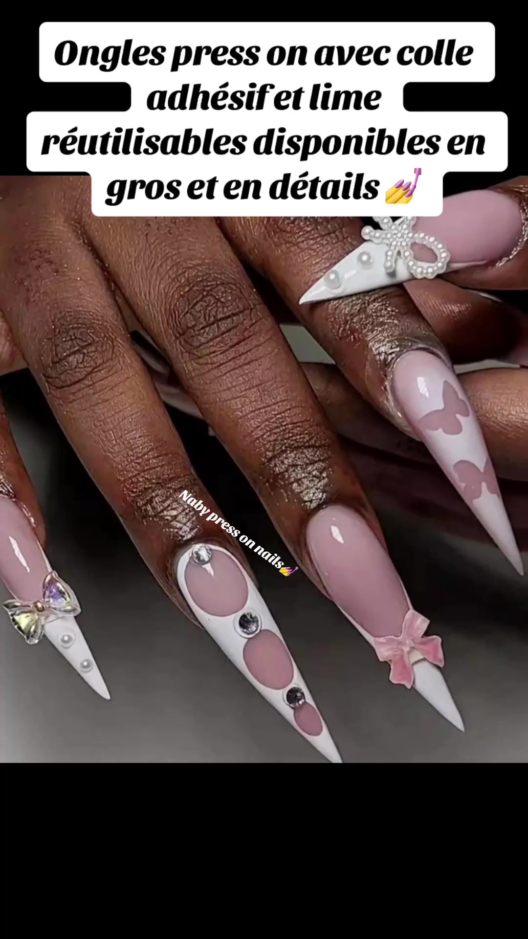 @Naby press on nails 💅
