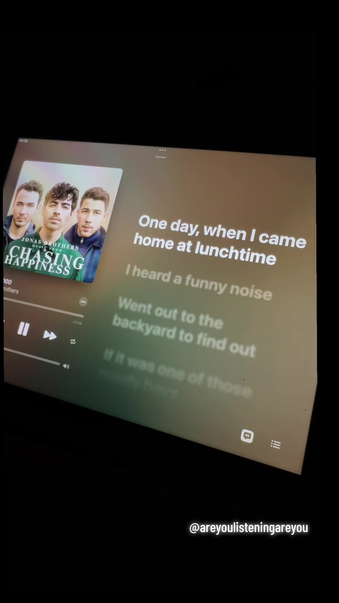 @areyoulisteningareyou