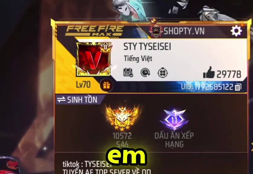 @TySeiSei Free Fire Max
