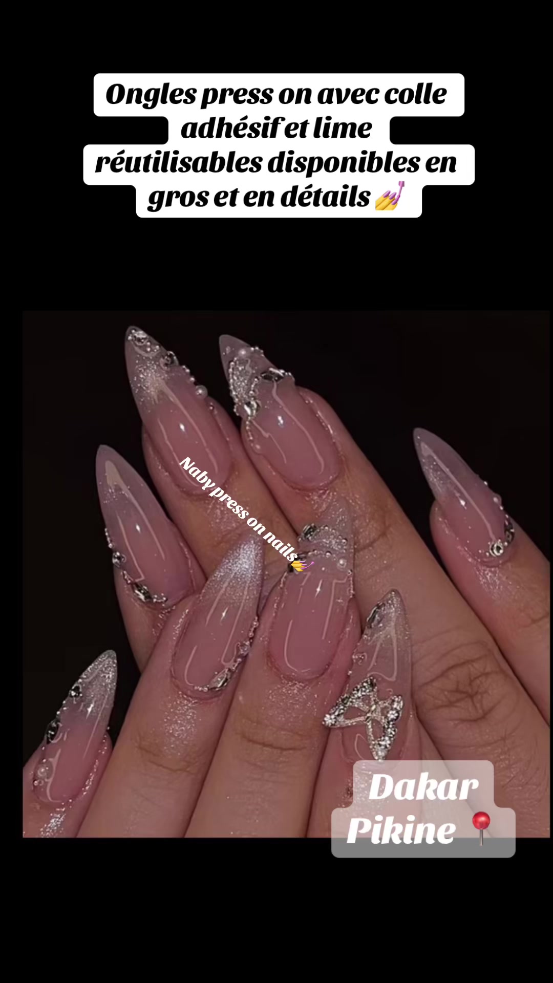@Naby press on nails 💅