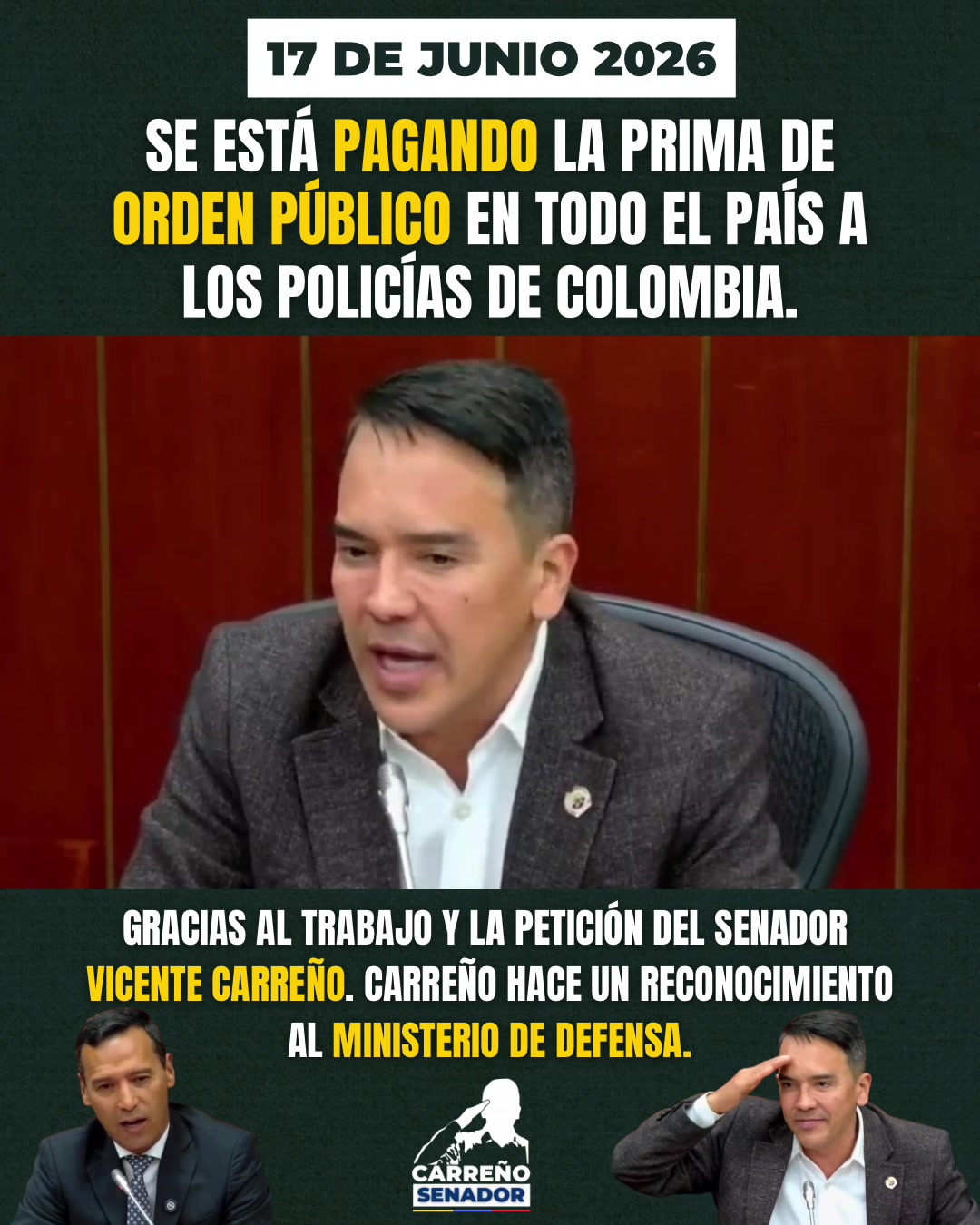 @Agente Carre&ntilde;o_Senador
