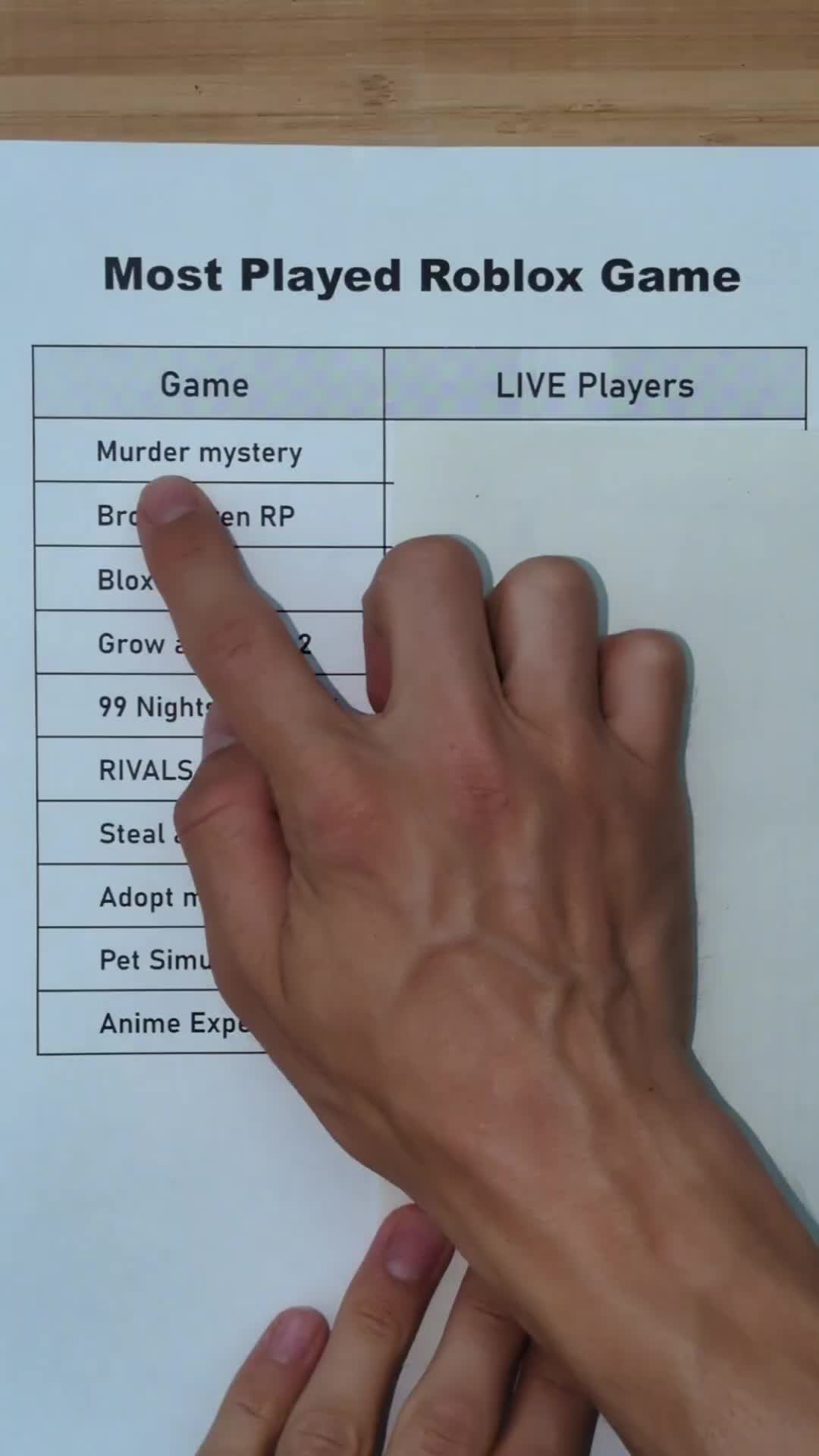 @60SecondTable