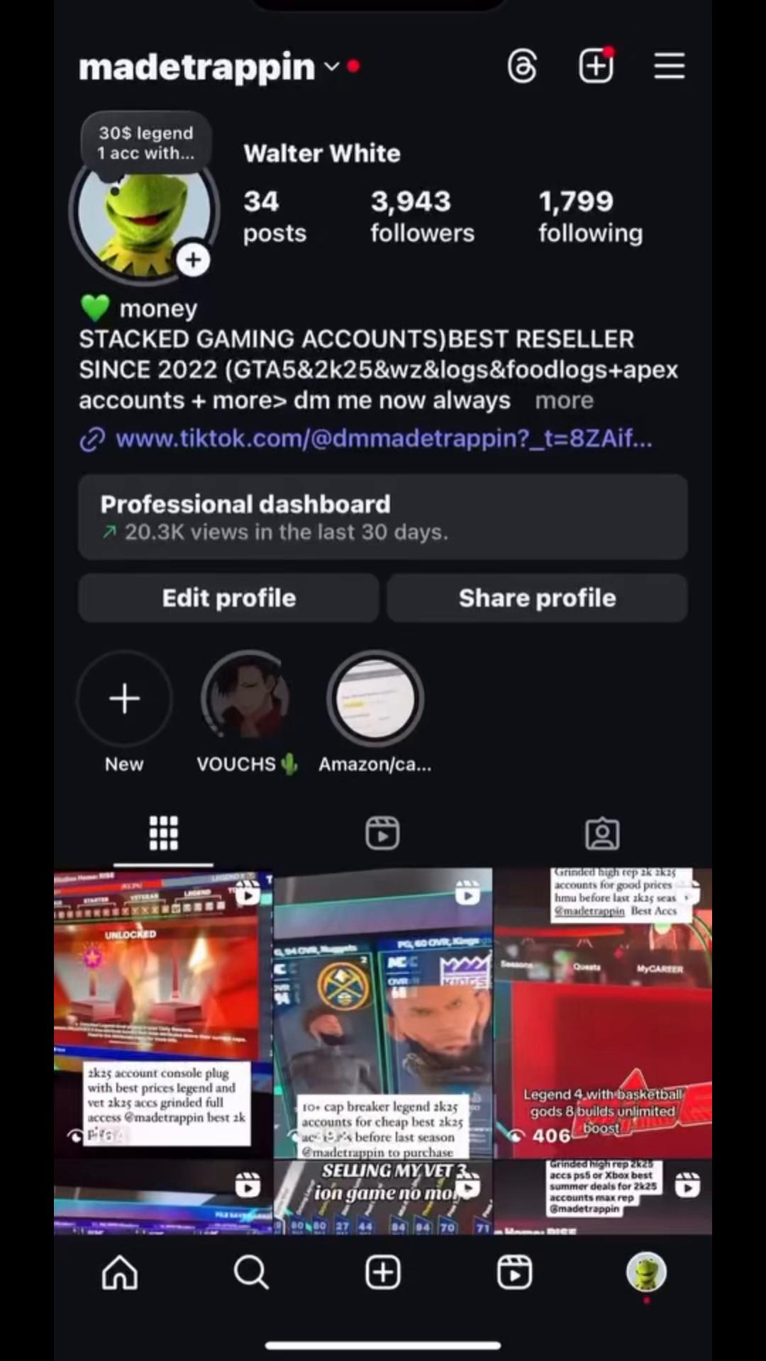 @2026 gaming accounts & stock