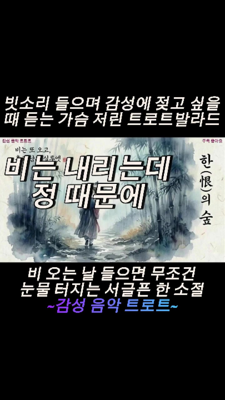 @감성 음악 트로트