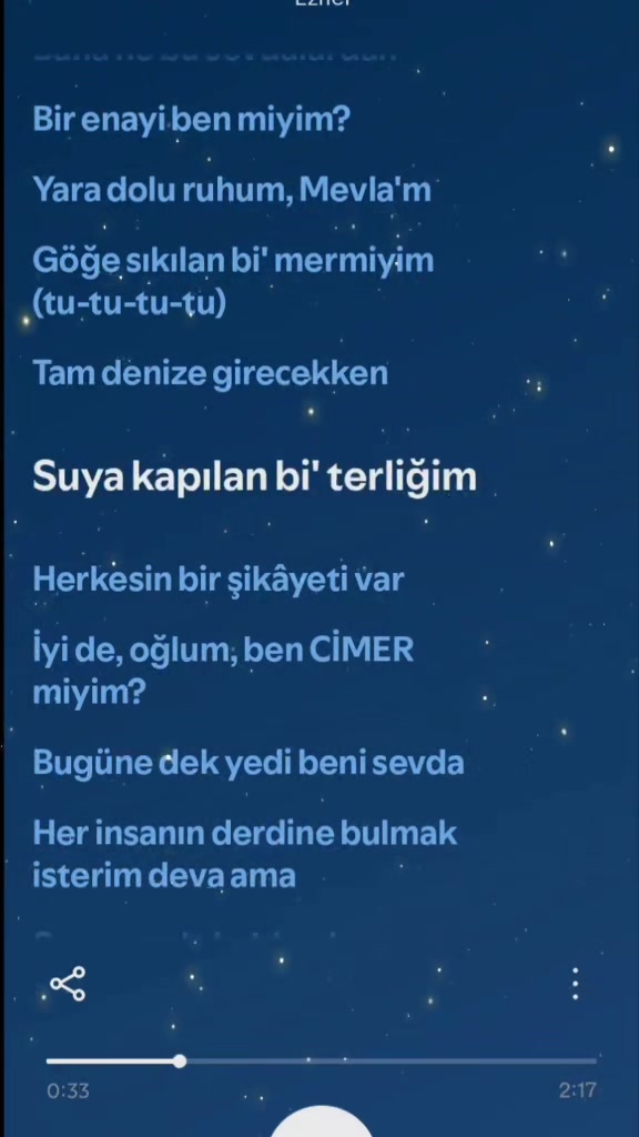 @şarkılar ve sozler