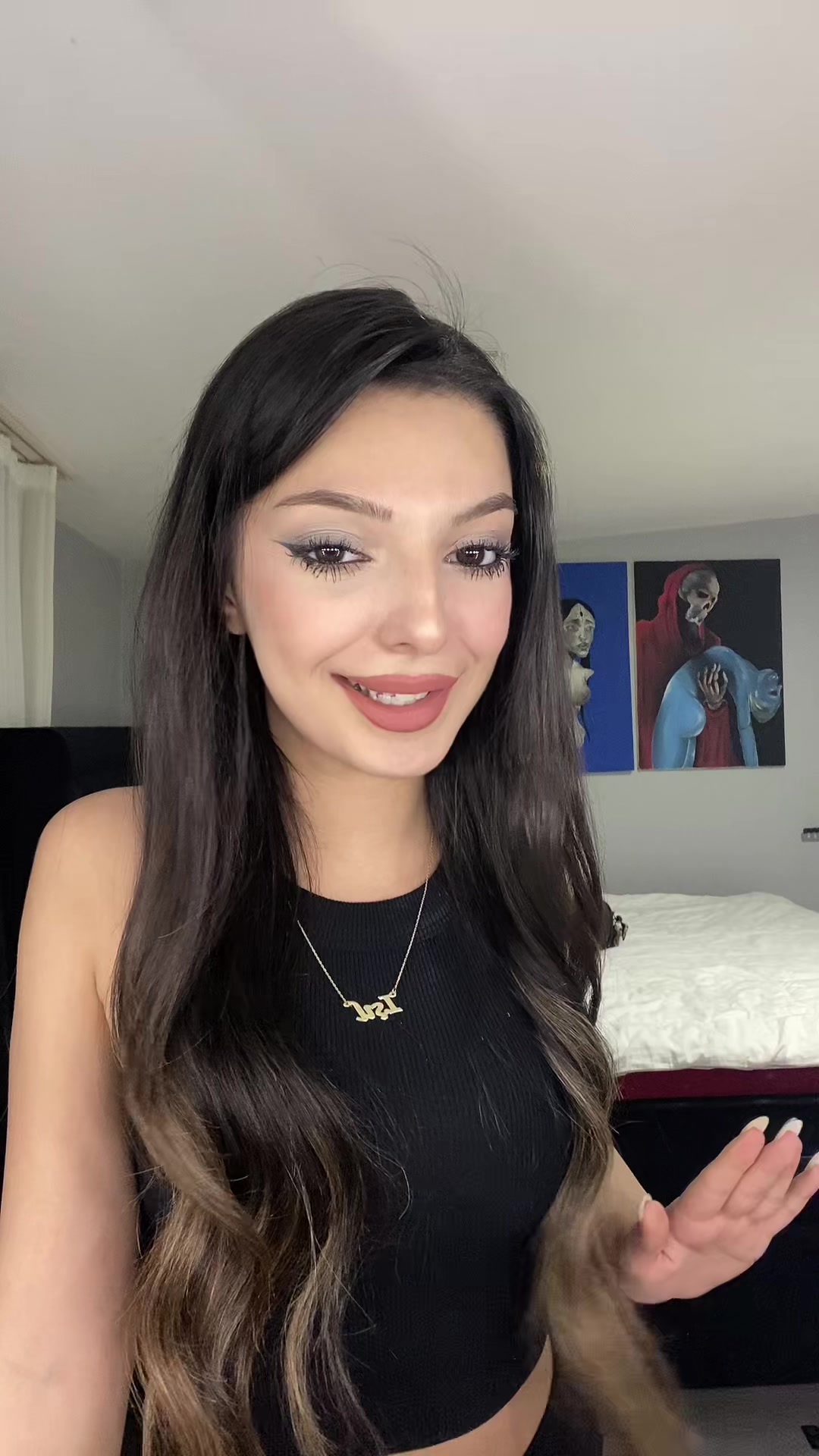 @:)