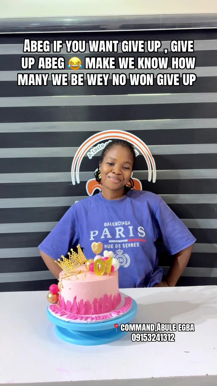 @Baker in command/abule egba 🎂