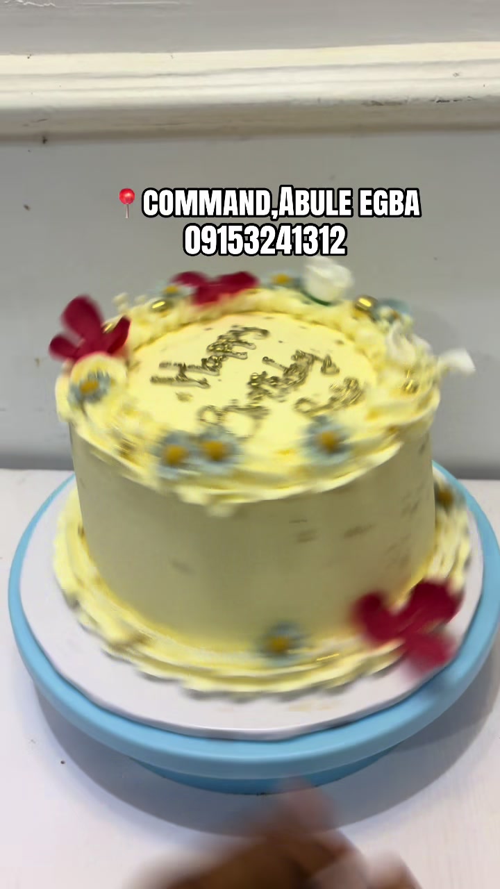 @Baker in command/abule egba 🎂