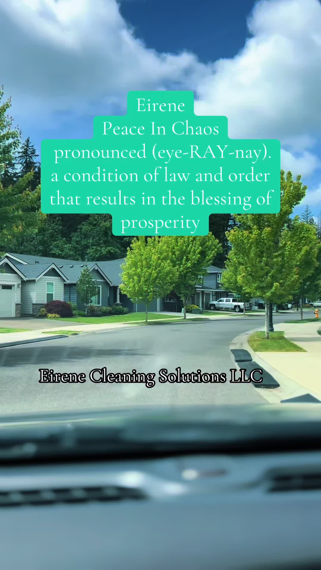 @Eirene Cleaning Solutions LLC