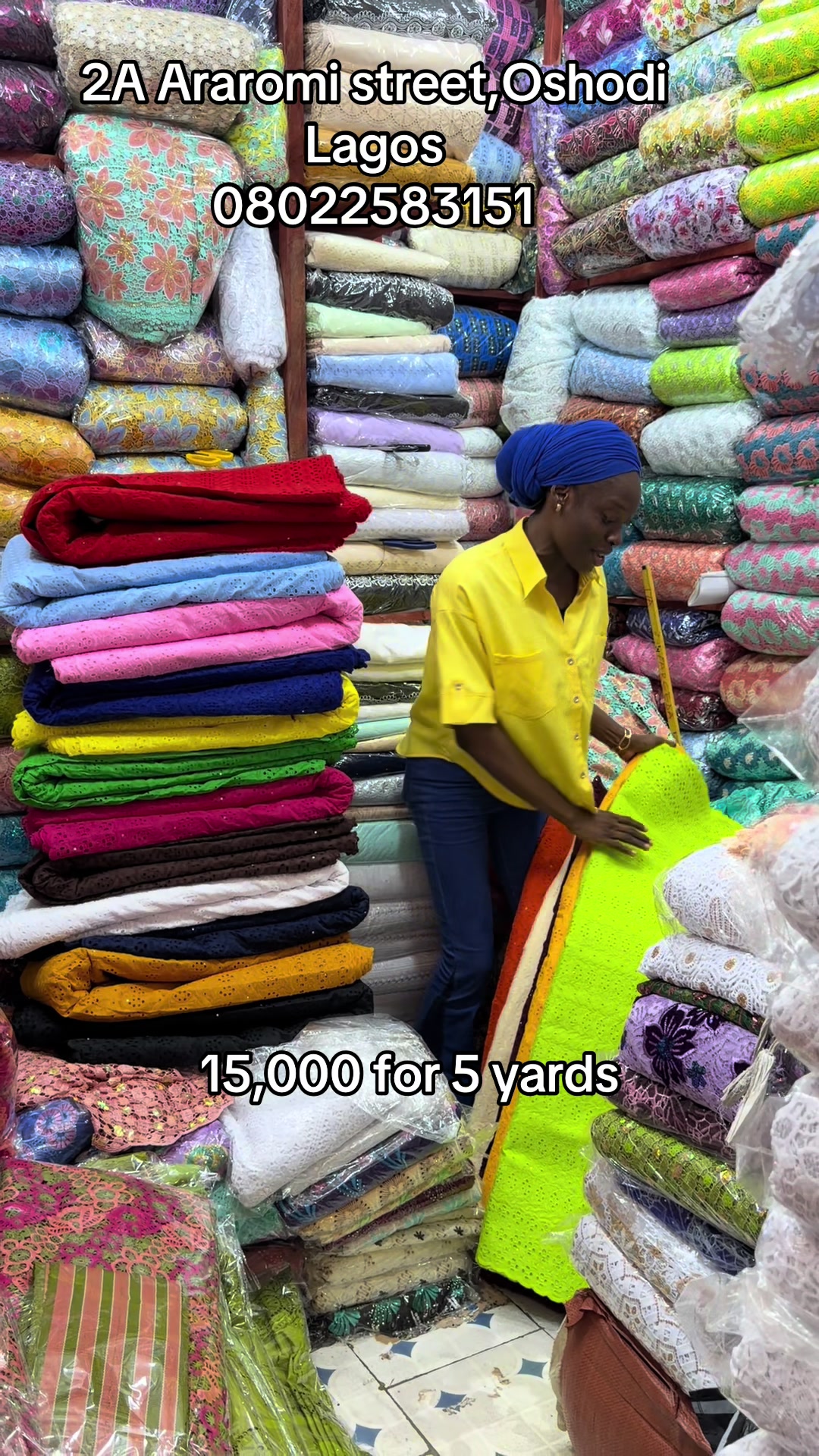 @DRYLACE FABRICS IN OSHODI, LAG