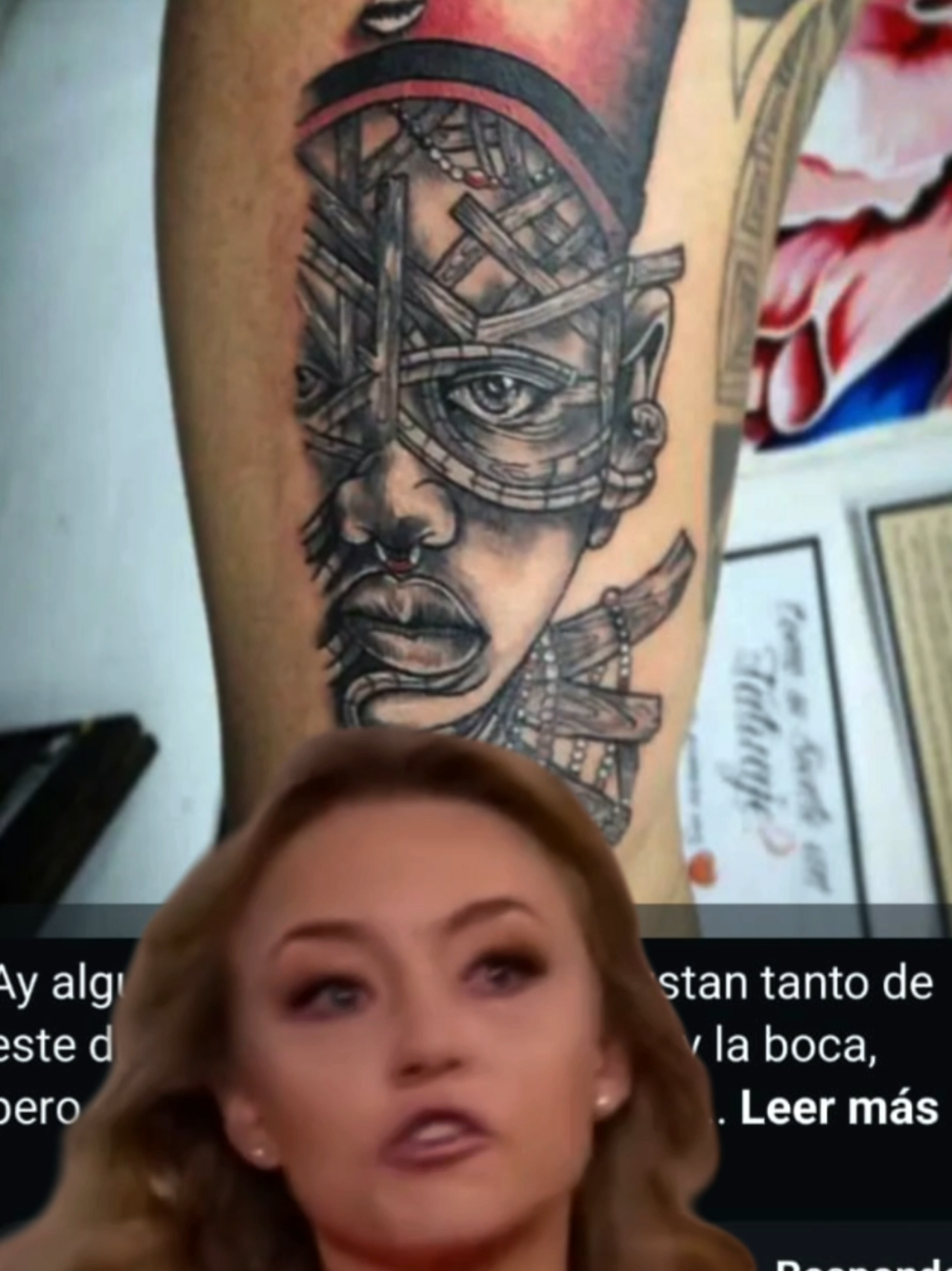 @Deni entre perfos y tinta