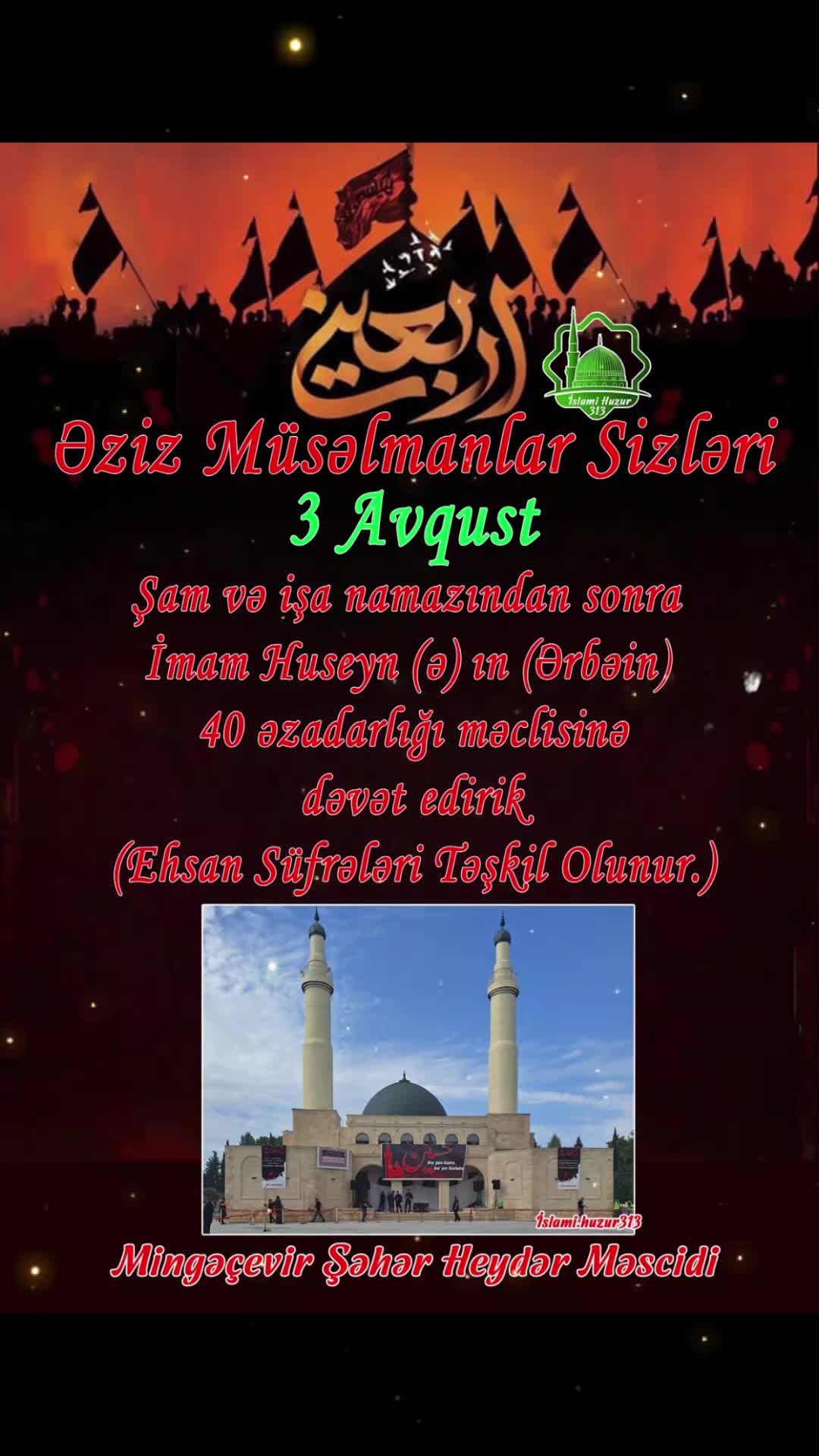 @Mingəçevir Heydər Məscidi