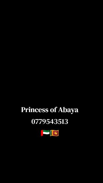 @Princess of Abaya