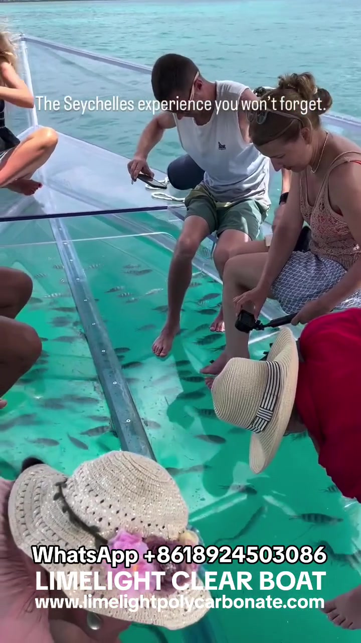 @clear boat transparent
