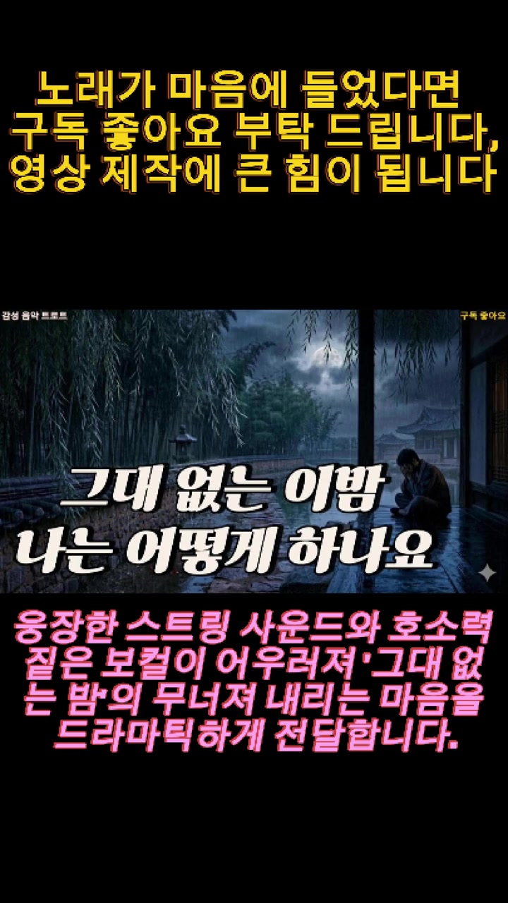 @감성 음악 트로트