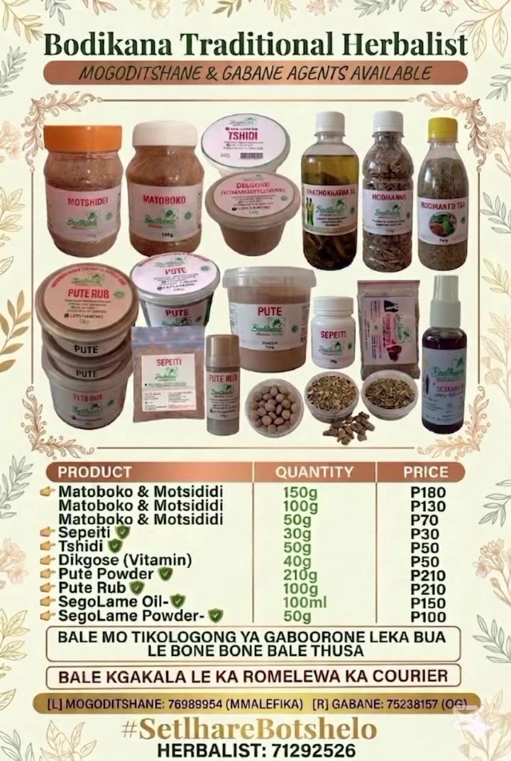 @Bodikana Traditional herbalist