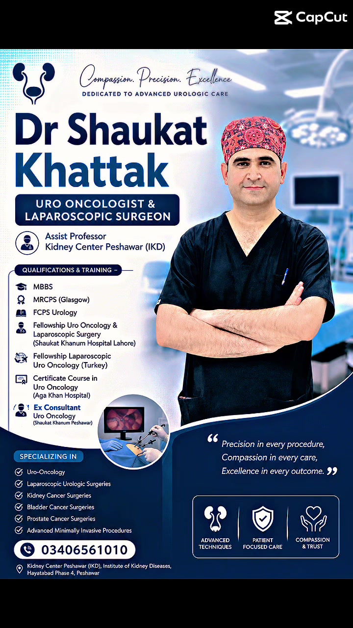 @Uro oncologist Dr Shaukat