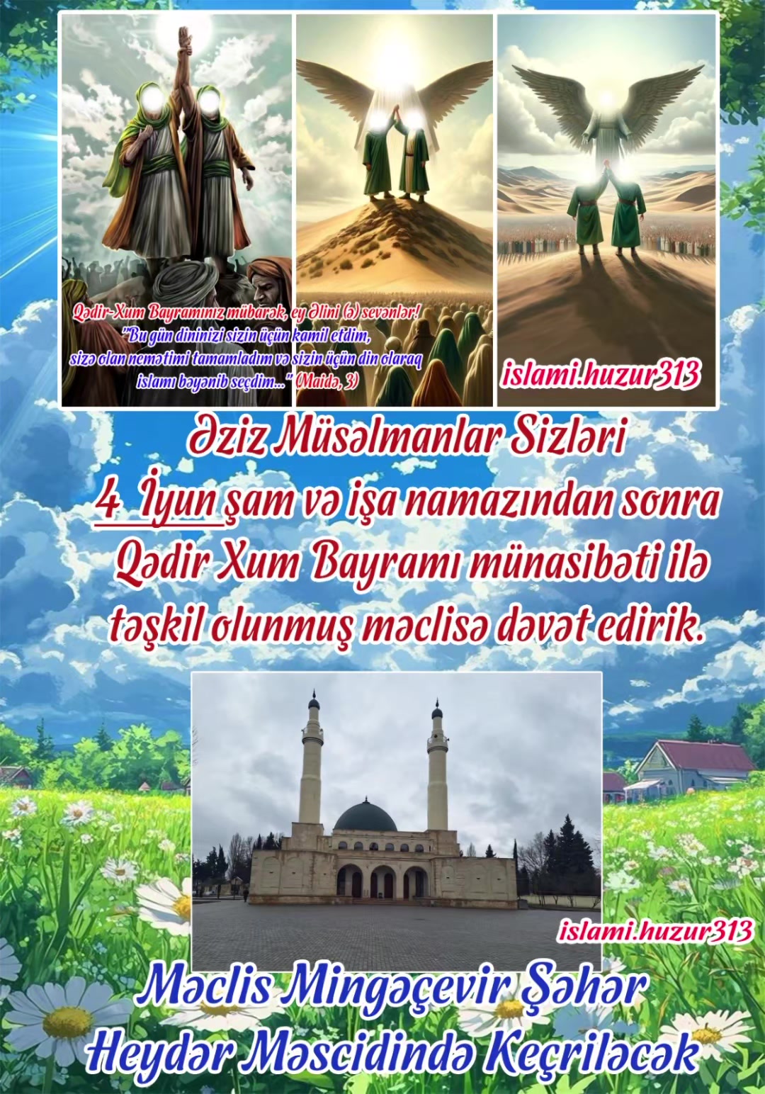 @Mingəçevir Heydər Məscidi