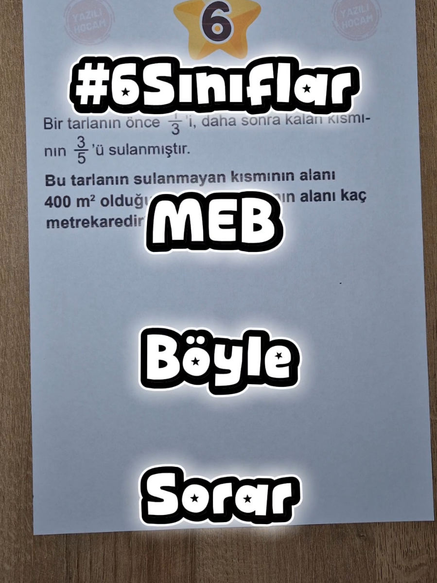 @Yazılı Hocam