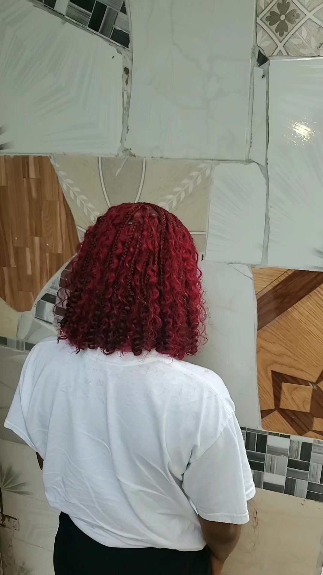 @Nesha's blessed hands🙌💇♀️