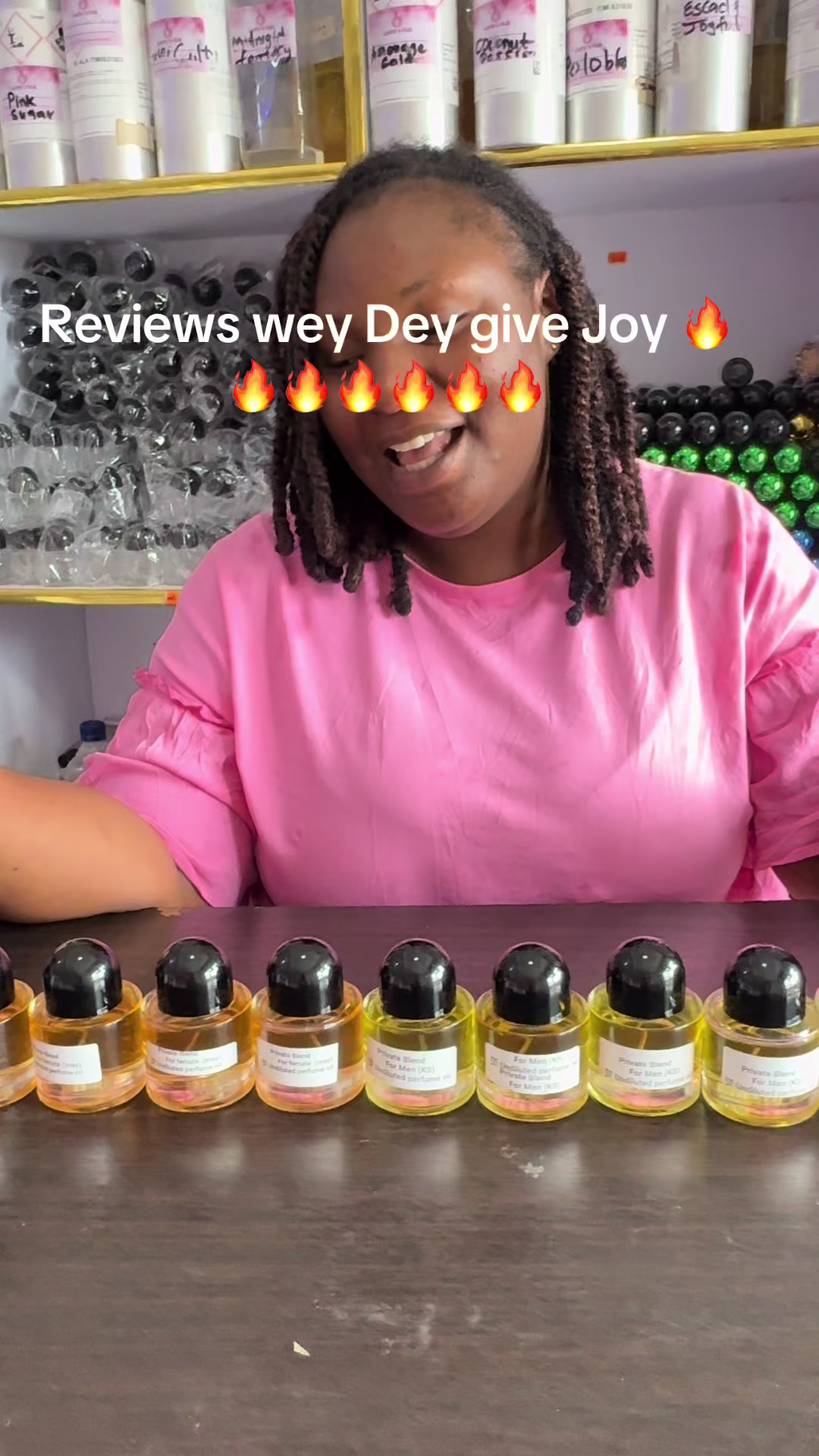@Perfume oil vendor in Kasoa