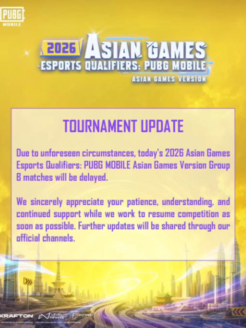 @PUBG MOBILE Esports