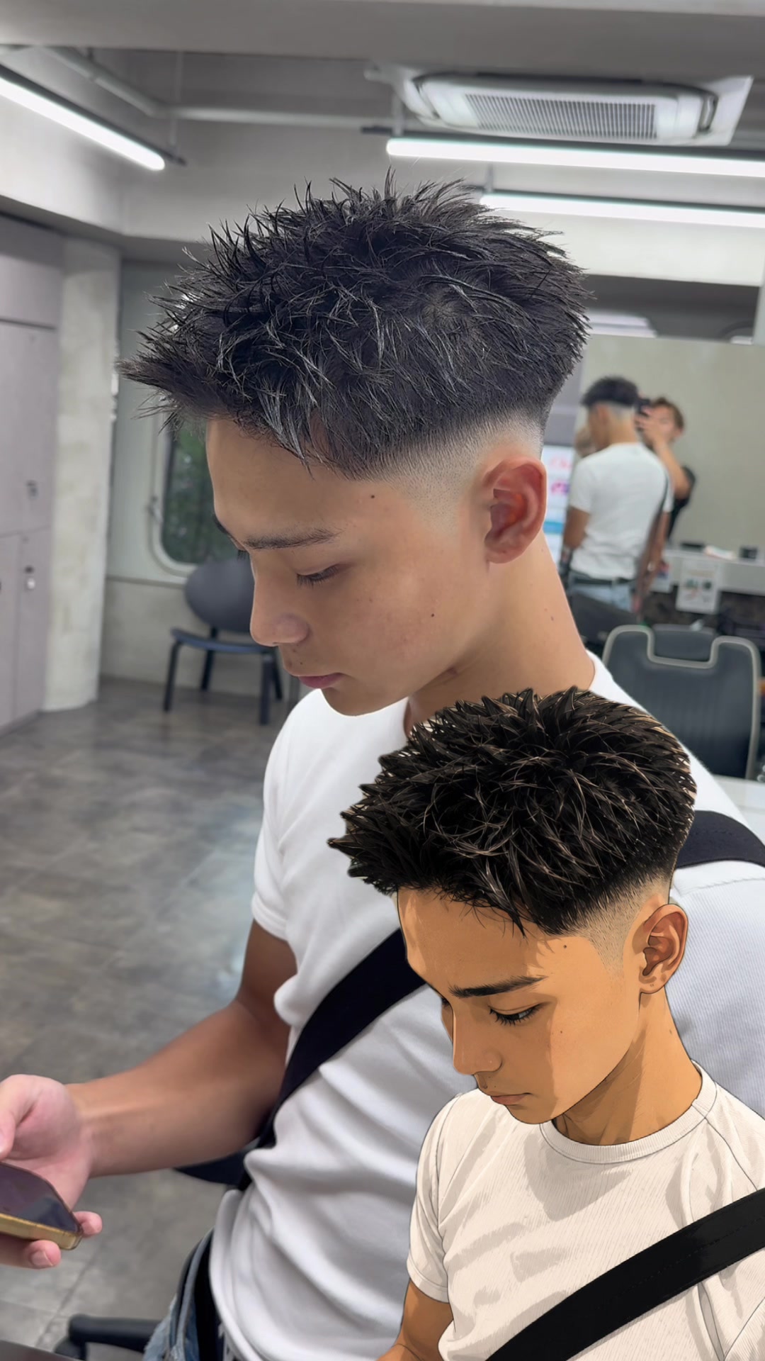 @シュンスケ【渋谷メンズ美容師】スキンフェード/スペインカール