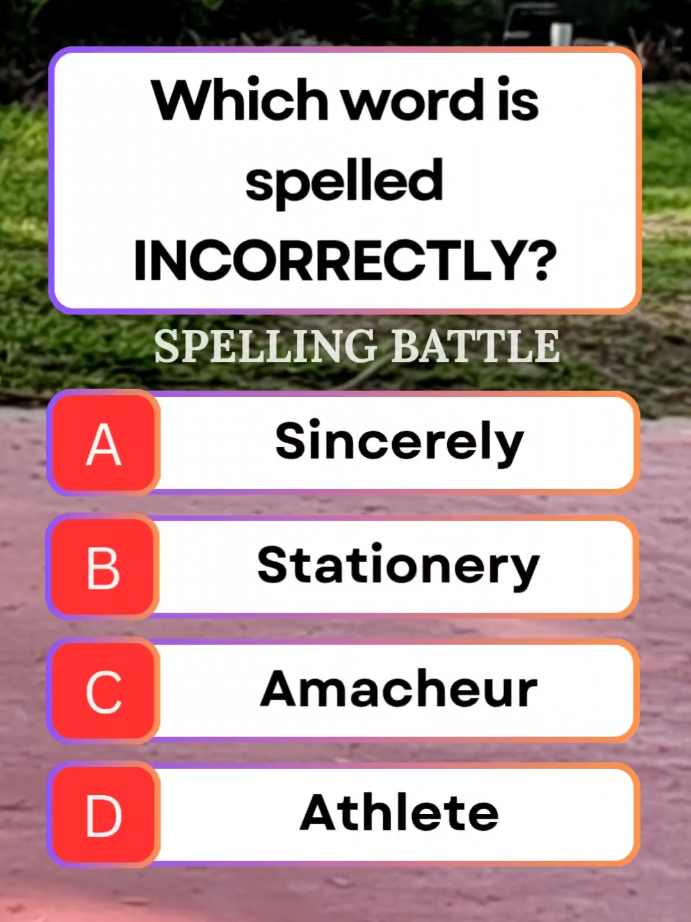 @Spelling Battle