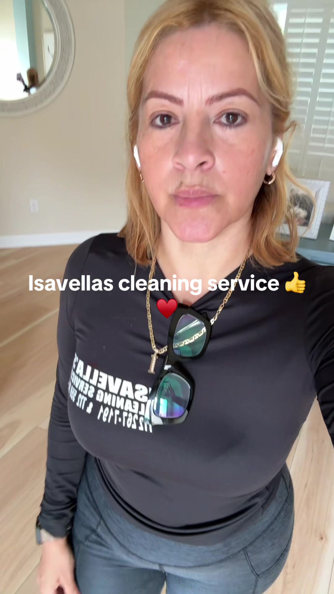 @Isavella&rsquo;s cleaning service 💪