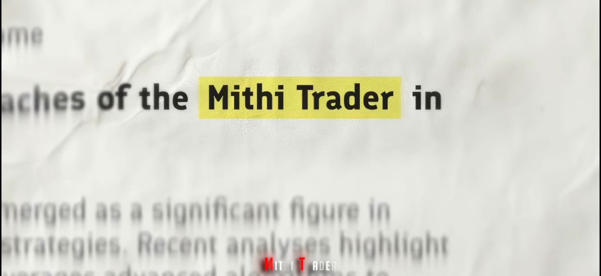 @MITHI TRADER X GAMER