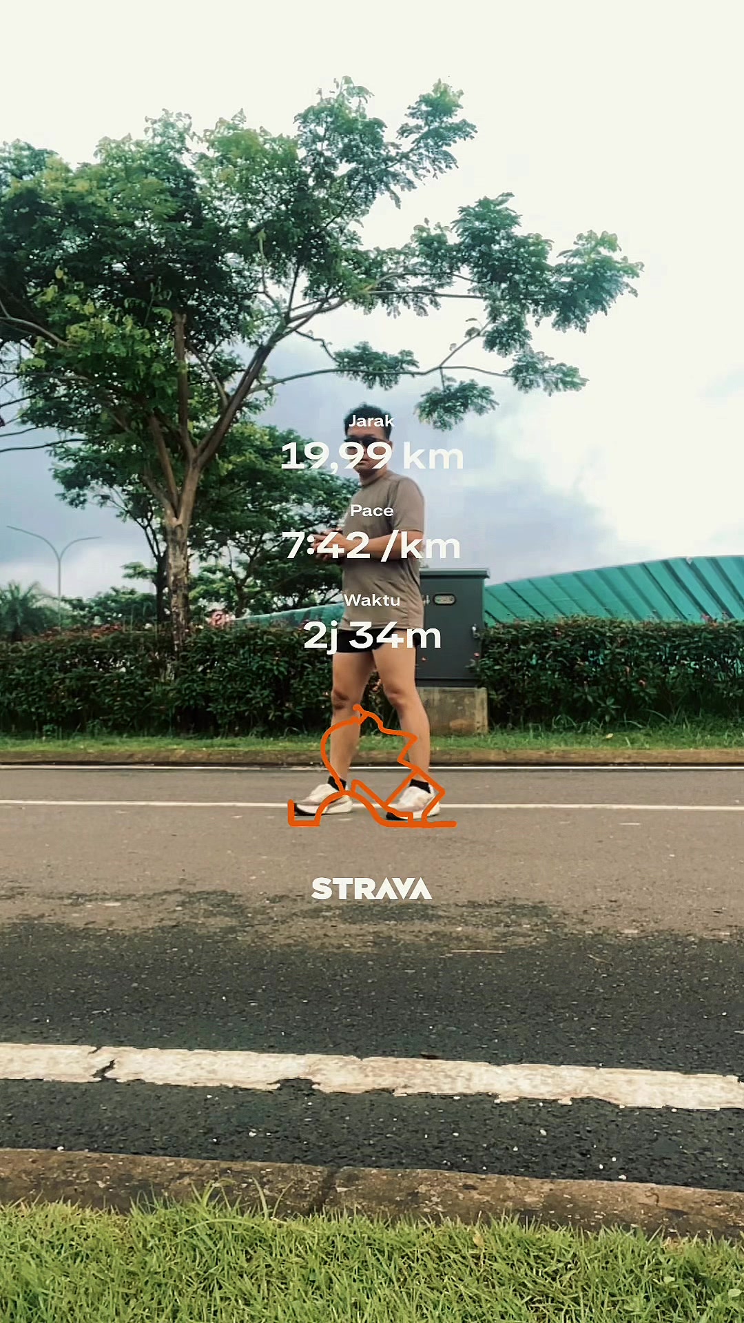 @si apip | tukang lari