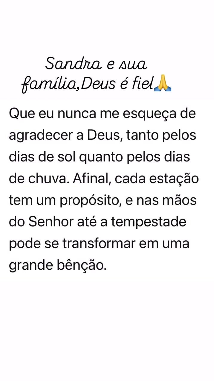 @Sandrinha amiga
