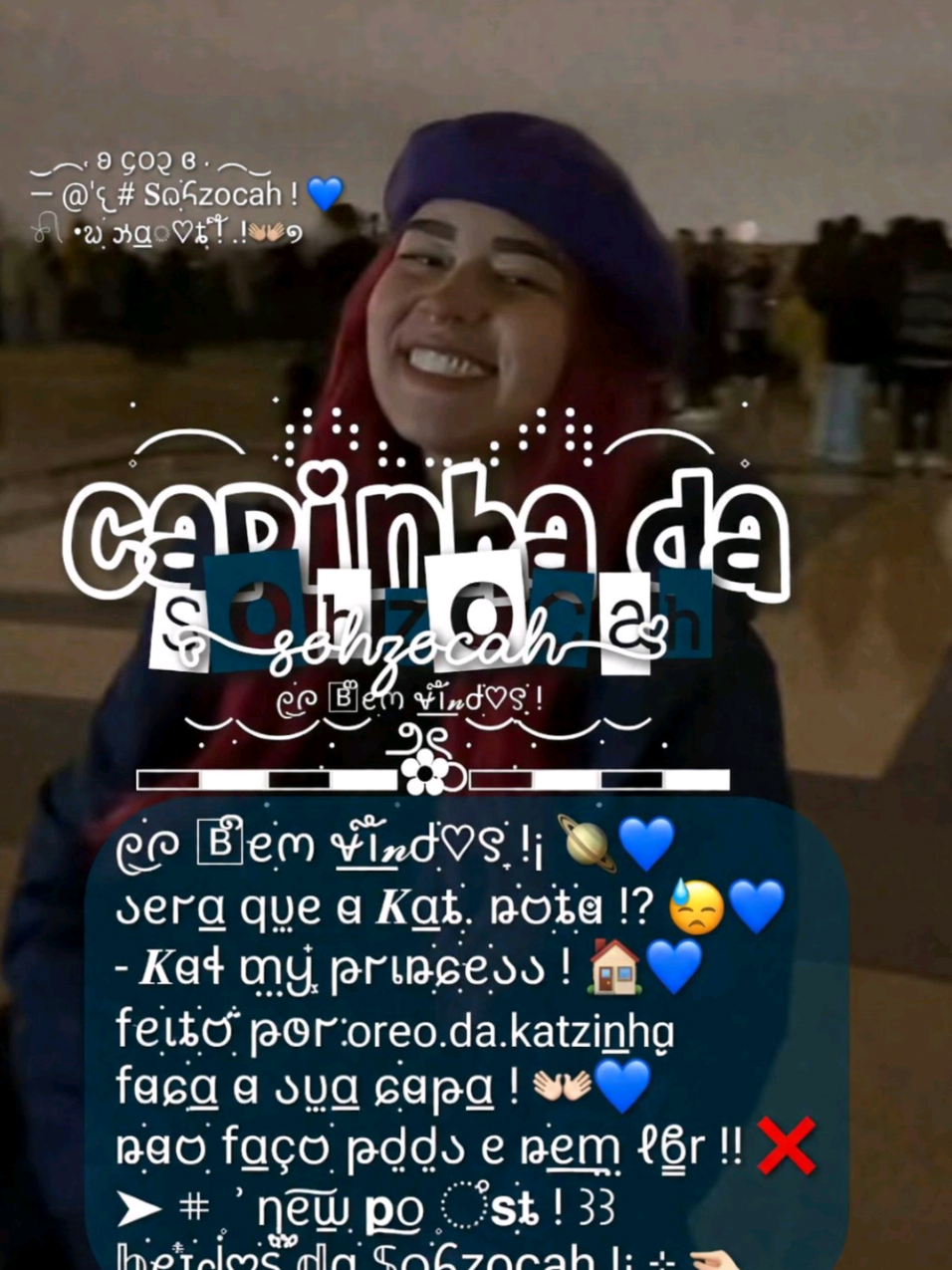 @𐔌 ꩜' &ndash; 𝐒o͜͜͡&rho;̳hᩙ&iota;ᥱ !&iexcl;🚀💜