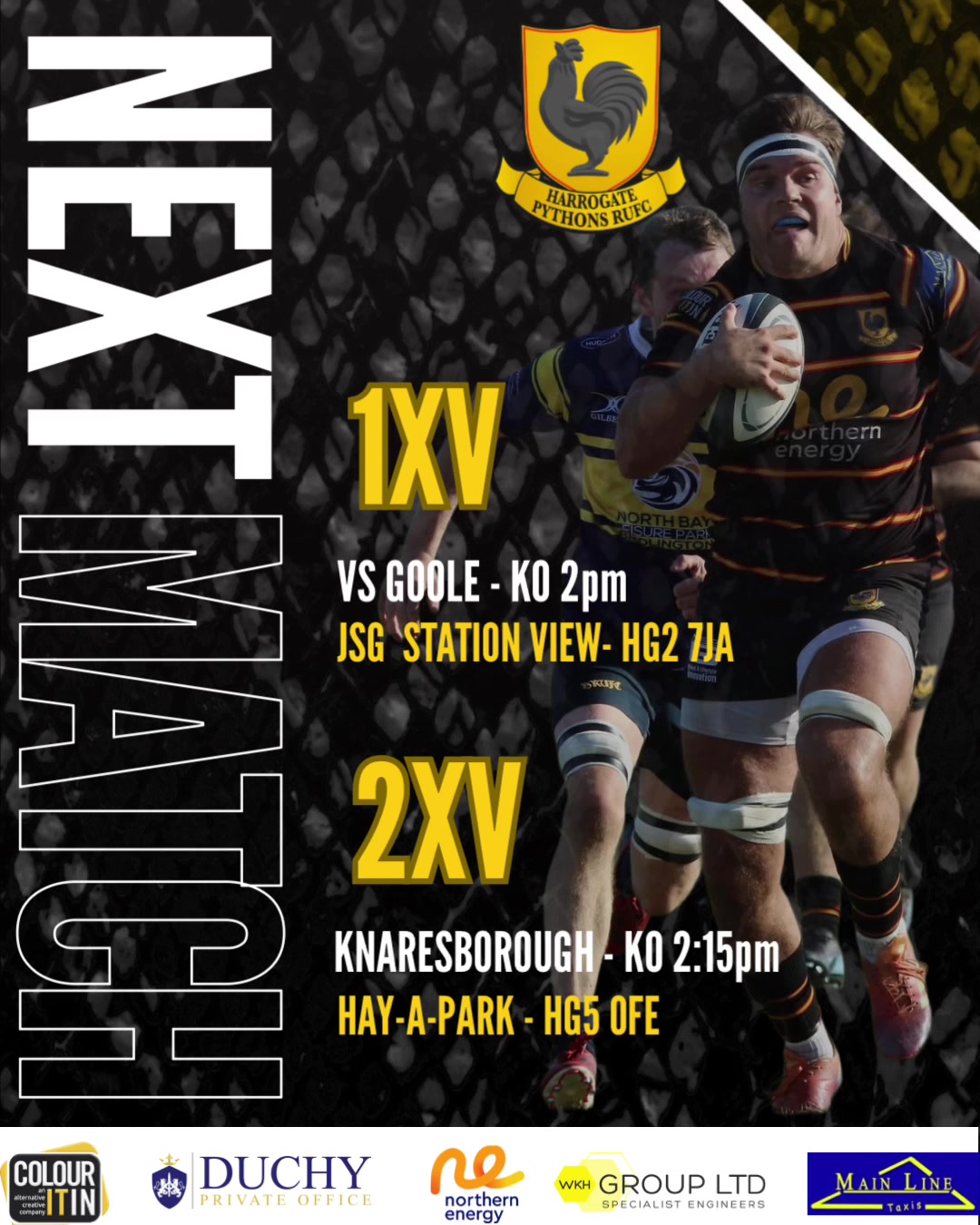 @Harrogate Pythons RUFC