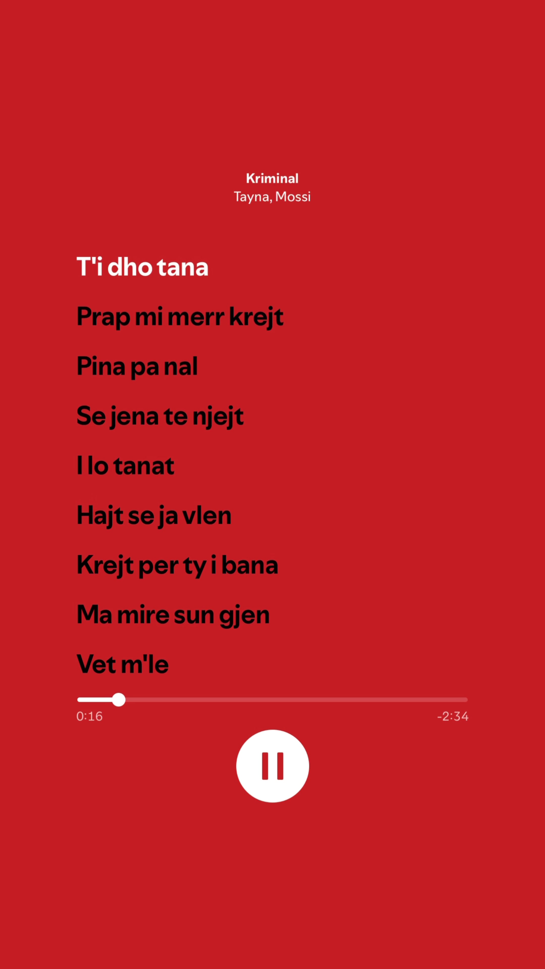 @K&Euml;NG&Euml; SHQIP