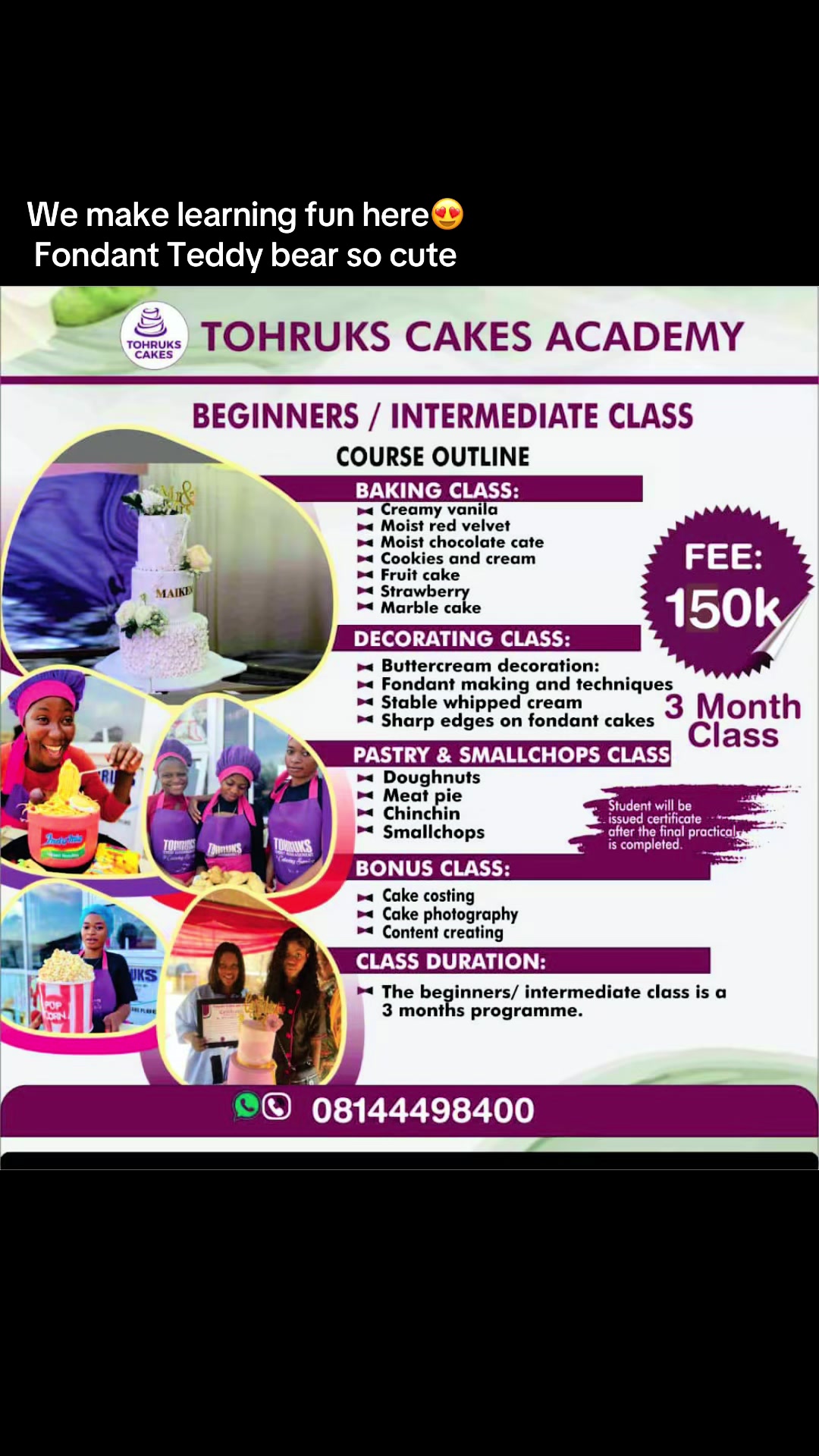 @Tohruks cakes of Ibadan