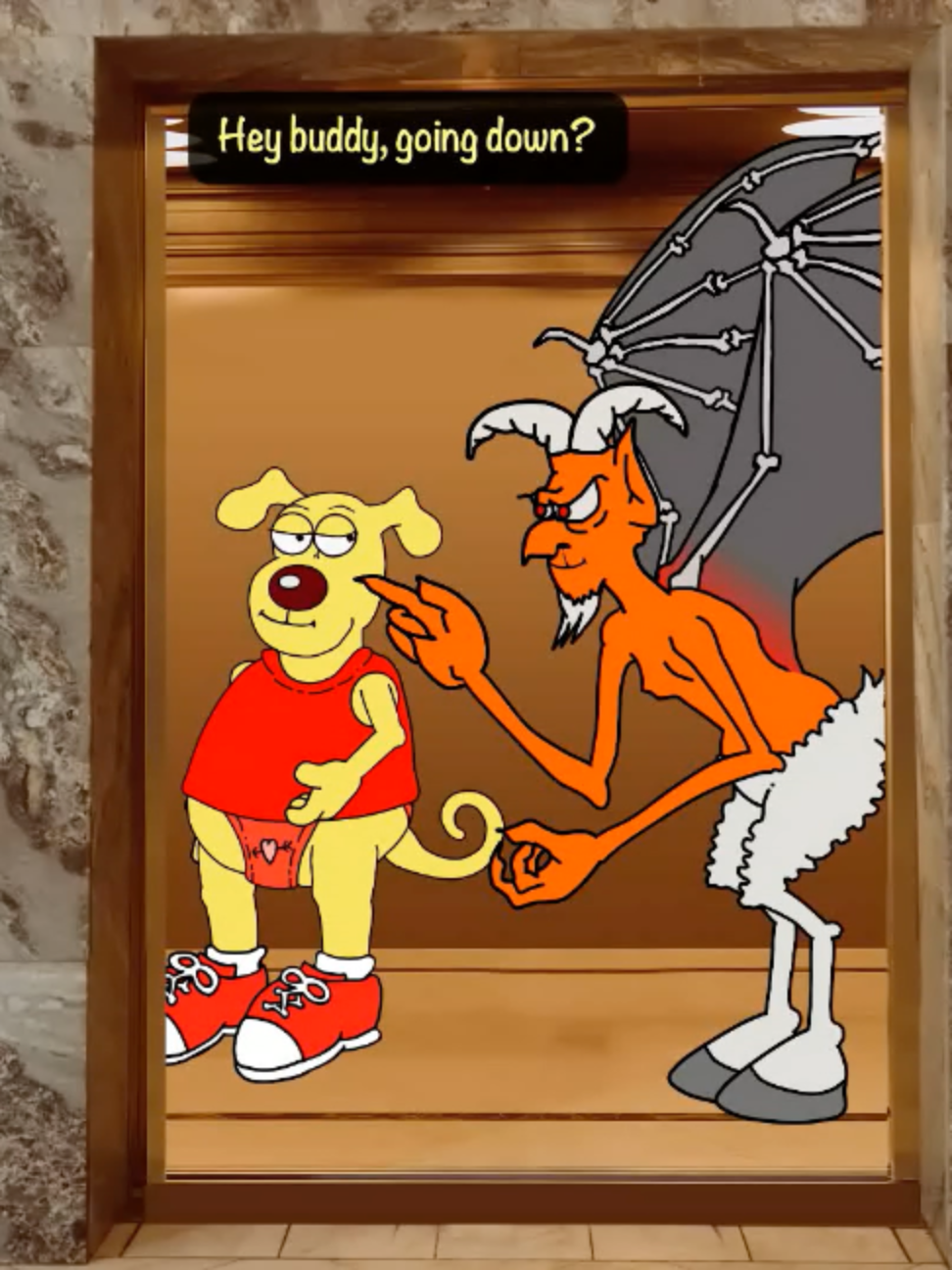 @Underwear Dog Animations