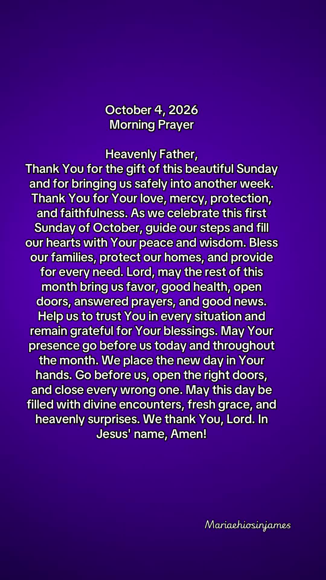 @Maria Ehiosin James Osaigbokan