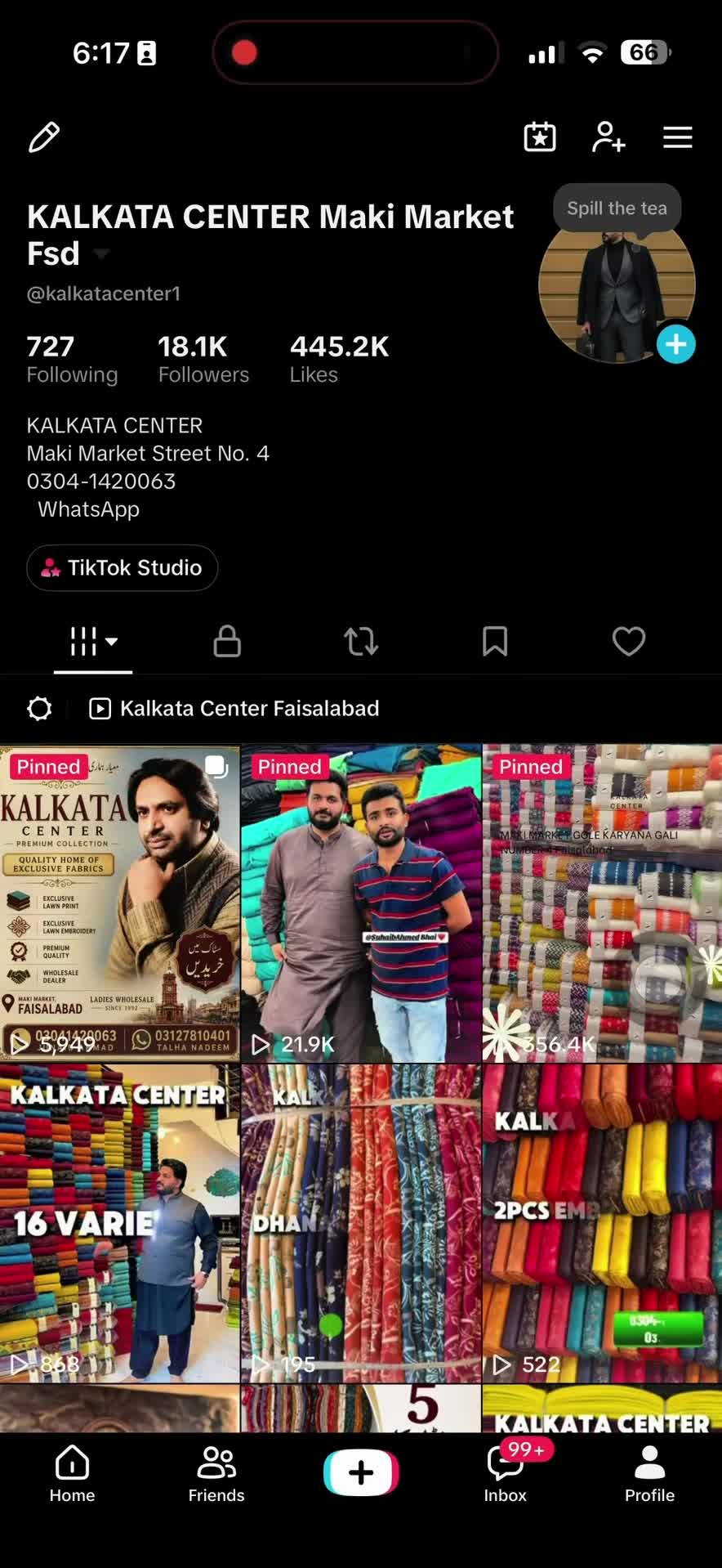 @KALKATA CENTER Maki Market Fsd