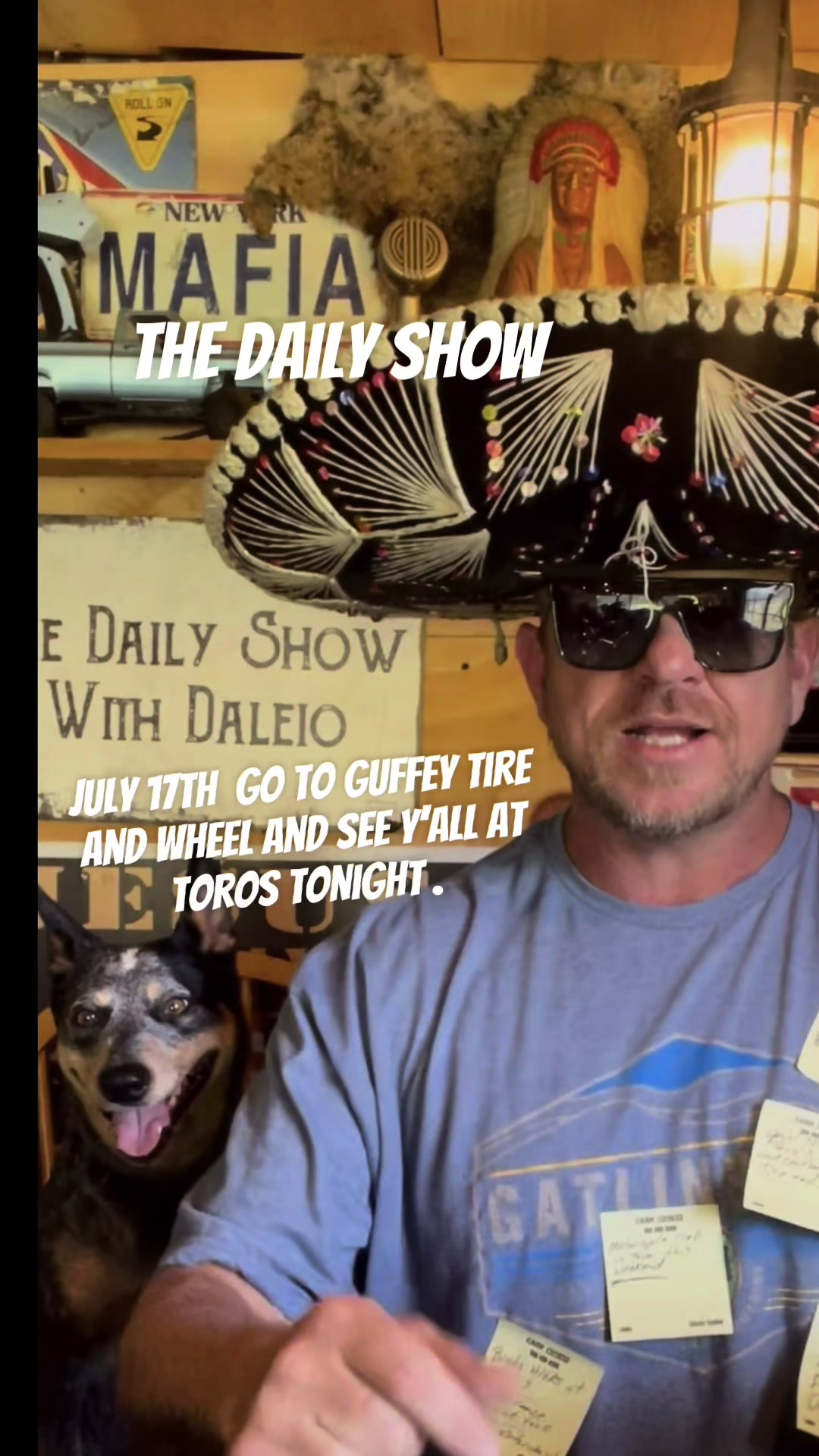 @The daily show with Daleio