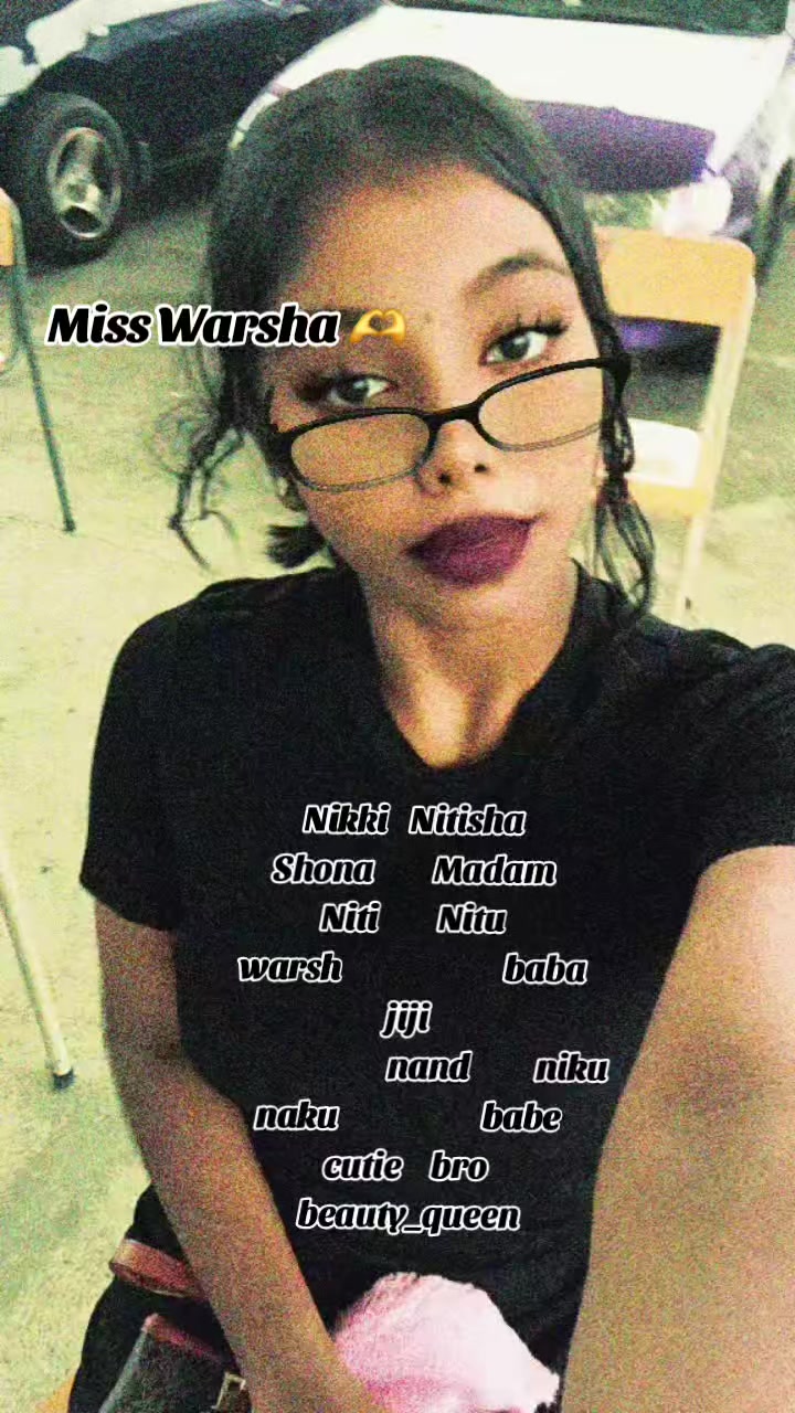 @🫶🦋Miss Warsha🦋🫶