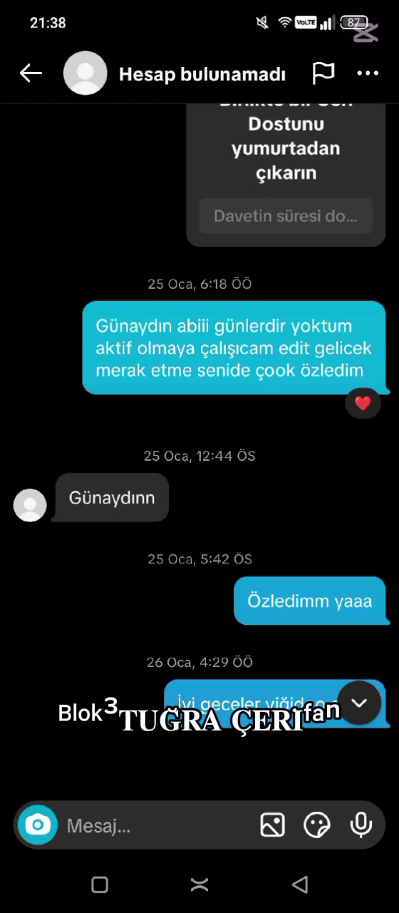 @ᴮˡᵒᵏ&sup3;𝐓𝐔𝐆̆𝐑𝐀 𝐂̧𝐄𝐑𝐈̇ᶠᵃⁿ