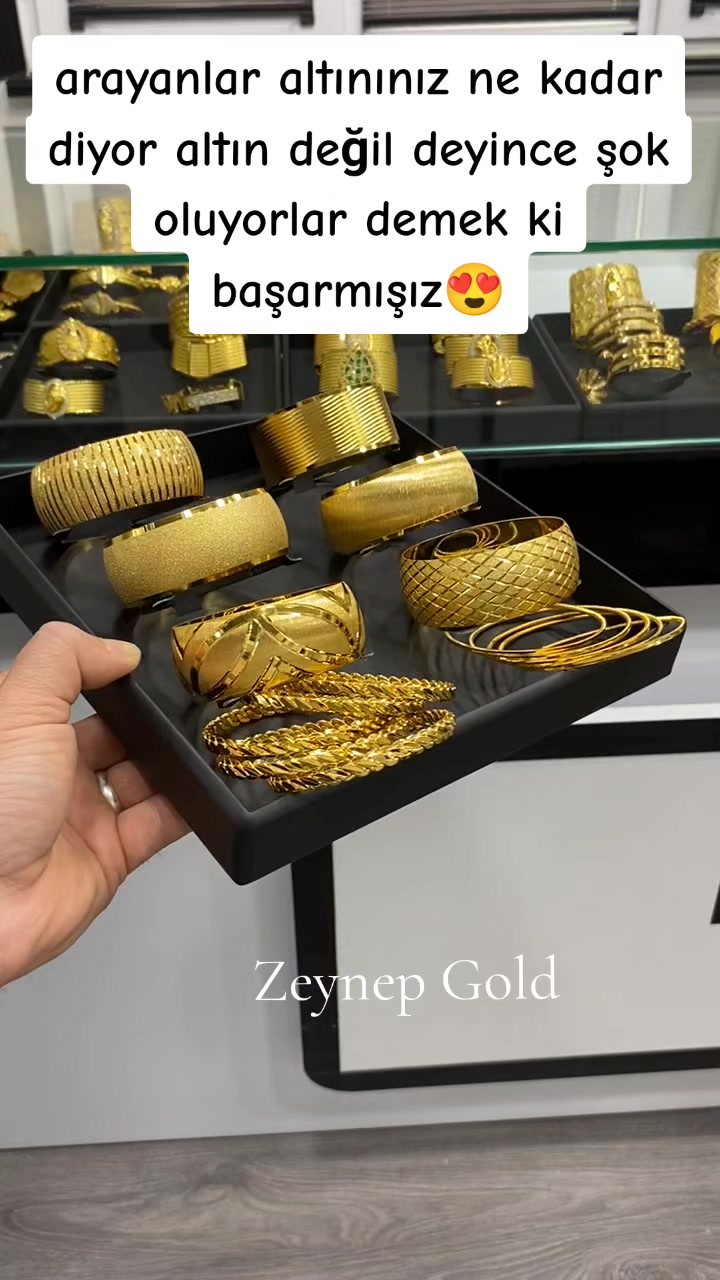 @Zeynep gold altın kaplama