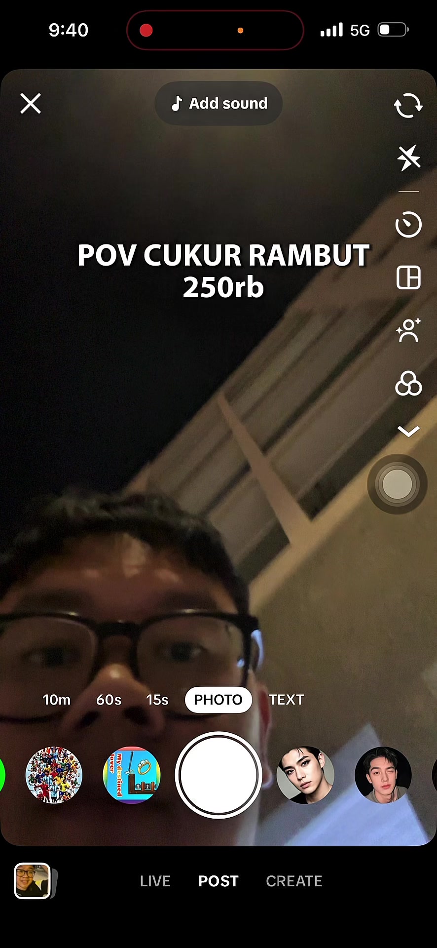 @Berusahatampan