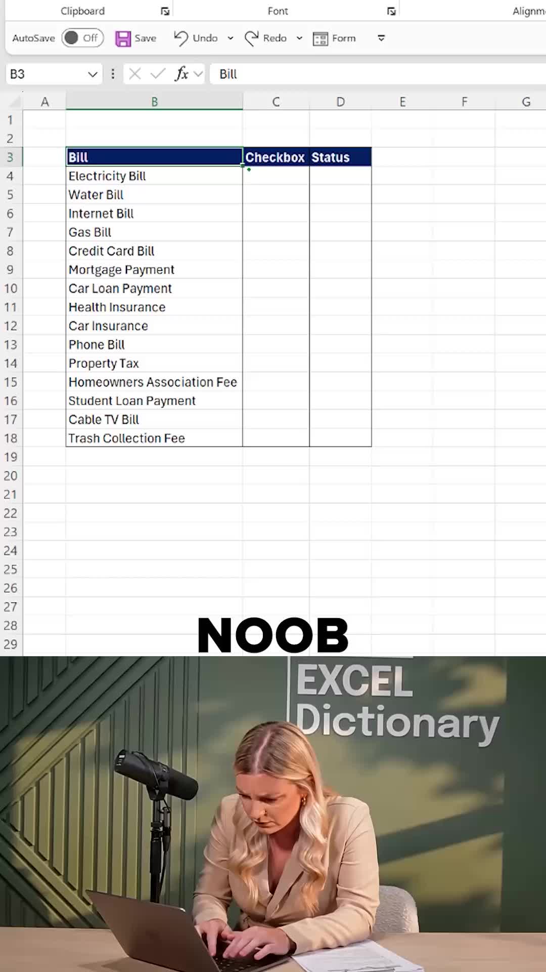 @Excel Dictionary