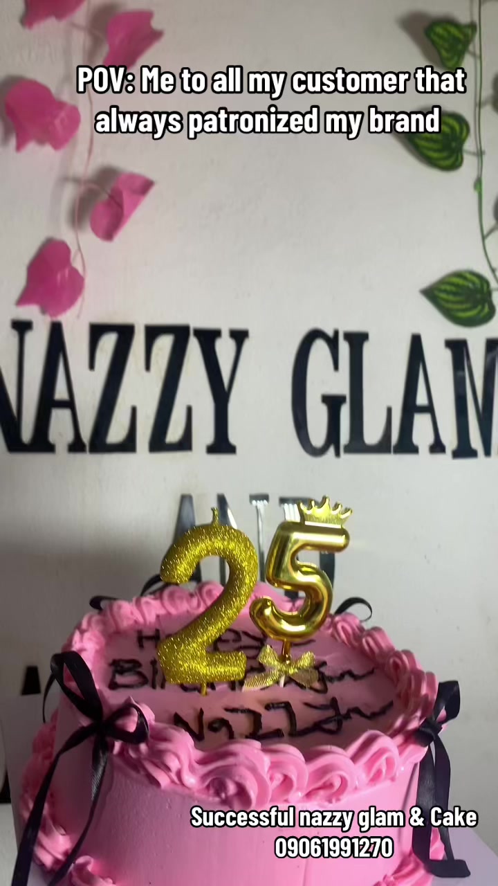 @successful nazzy glam & cake’s
