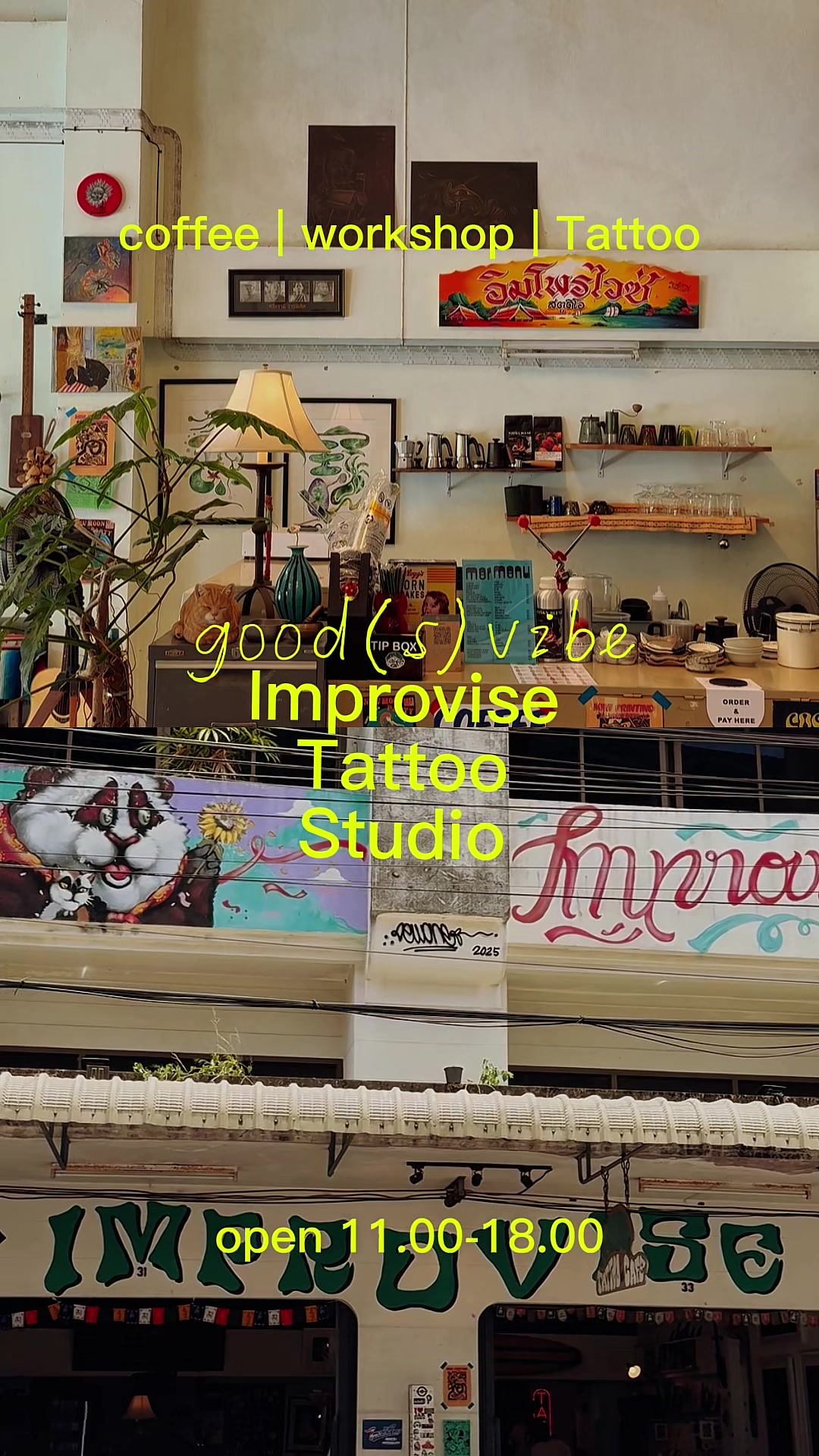 @Improvise tattoo studio cafe