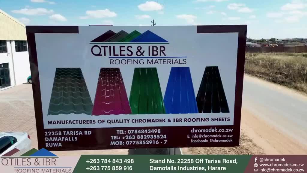 @chromadek IBR Roofing sheets