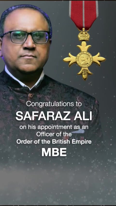 @Safaraz Ali MBE