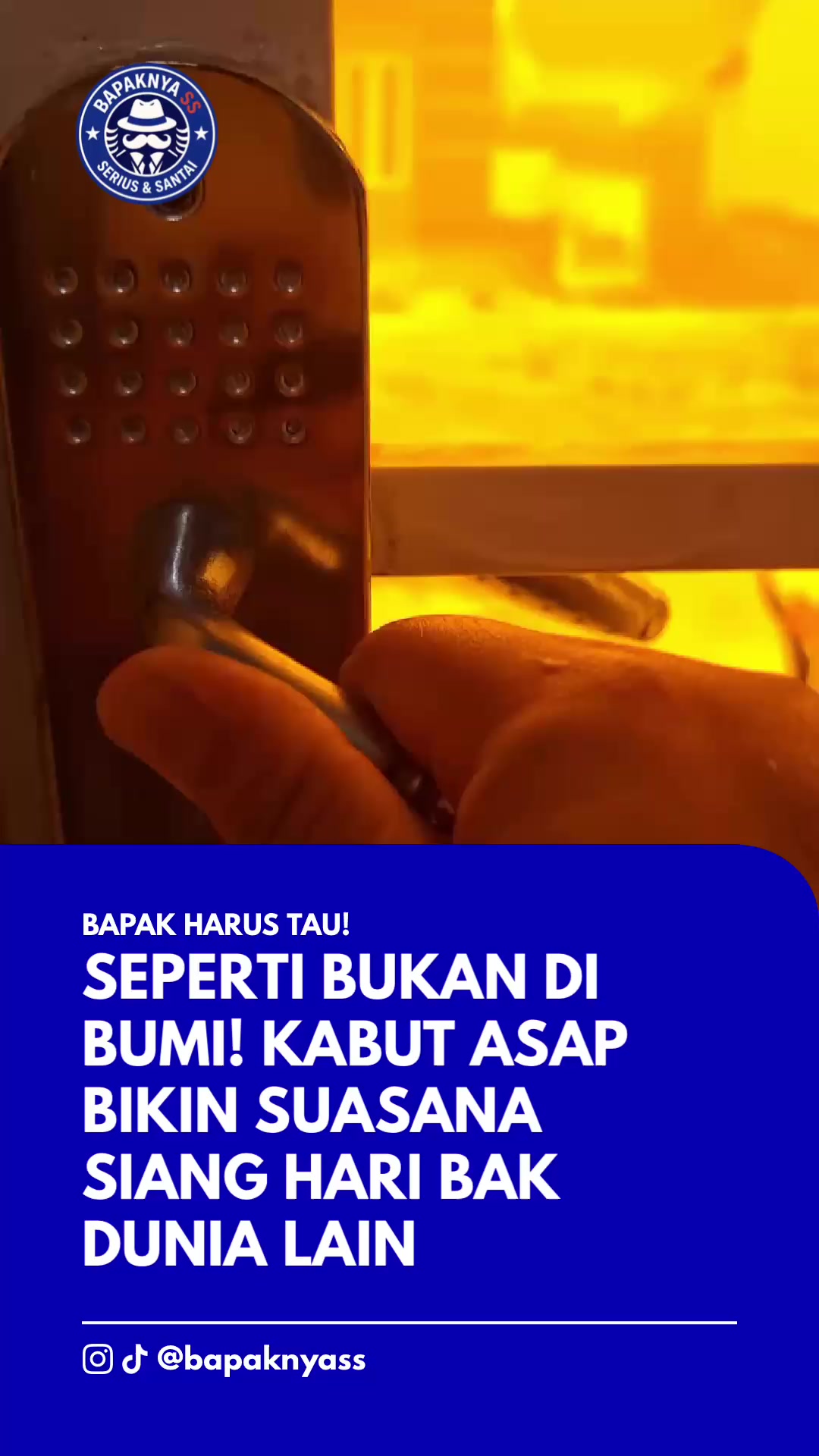 @Bapaknya Serius dan seru